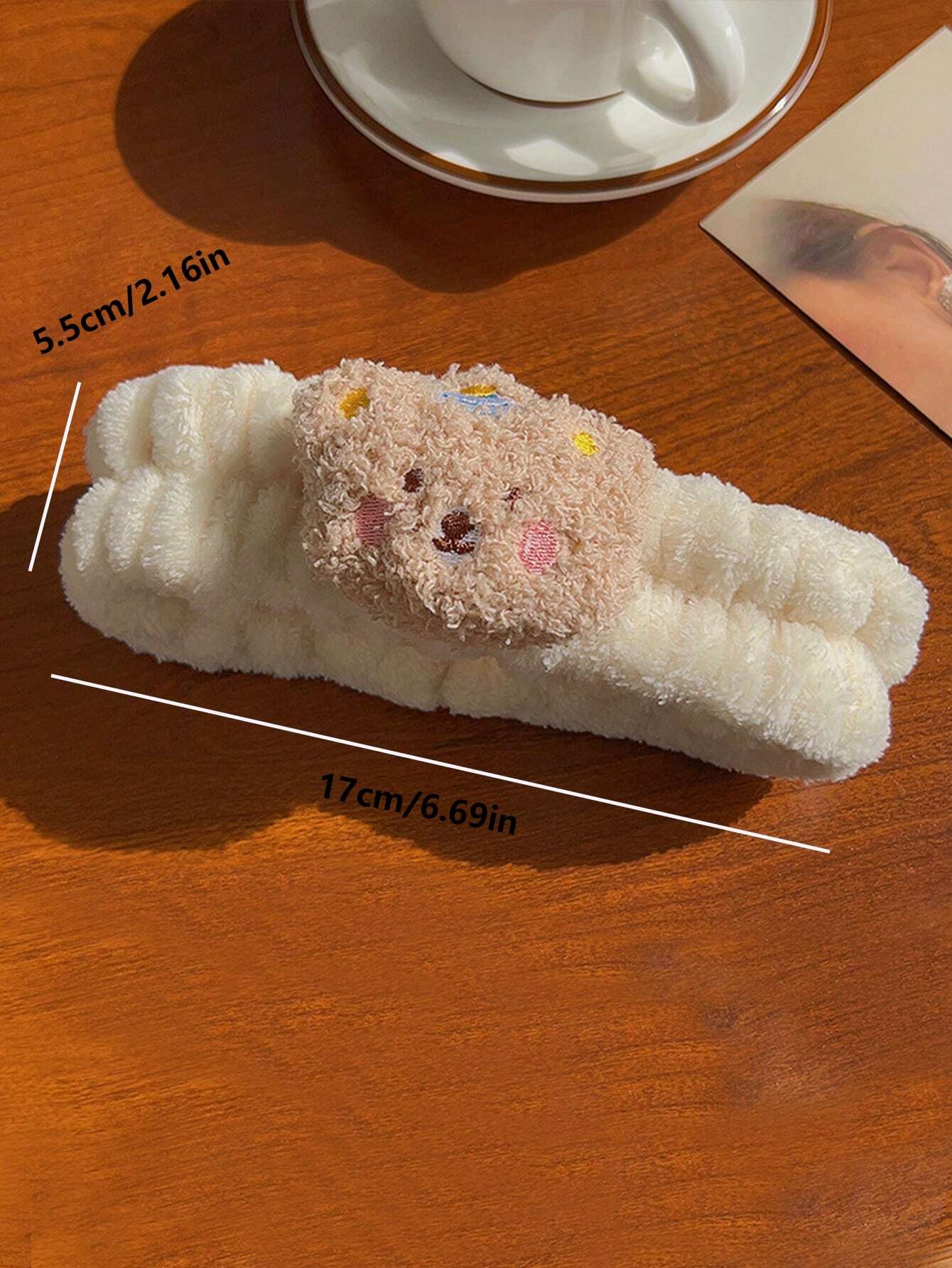 Yarn Home Decor - Cute Bear & Toast Hairband Wristband