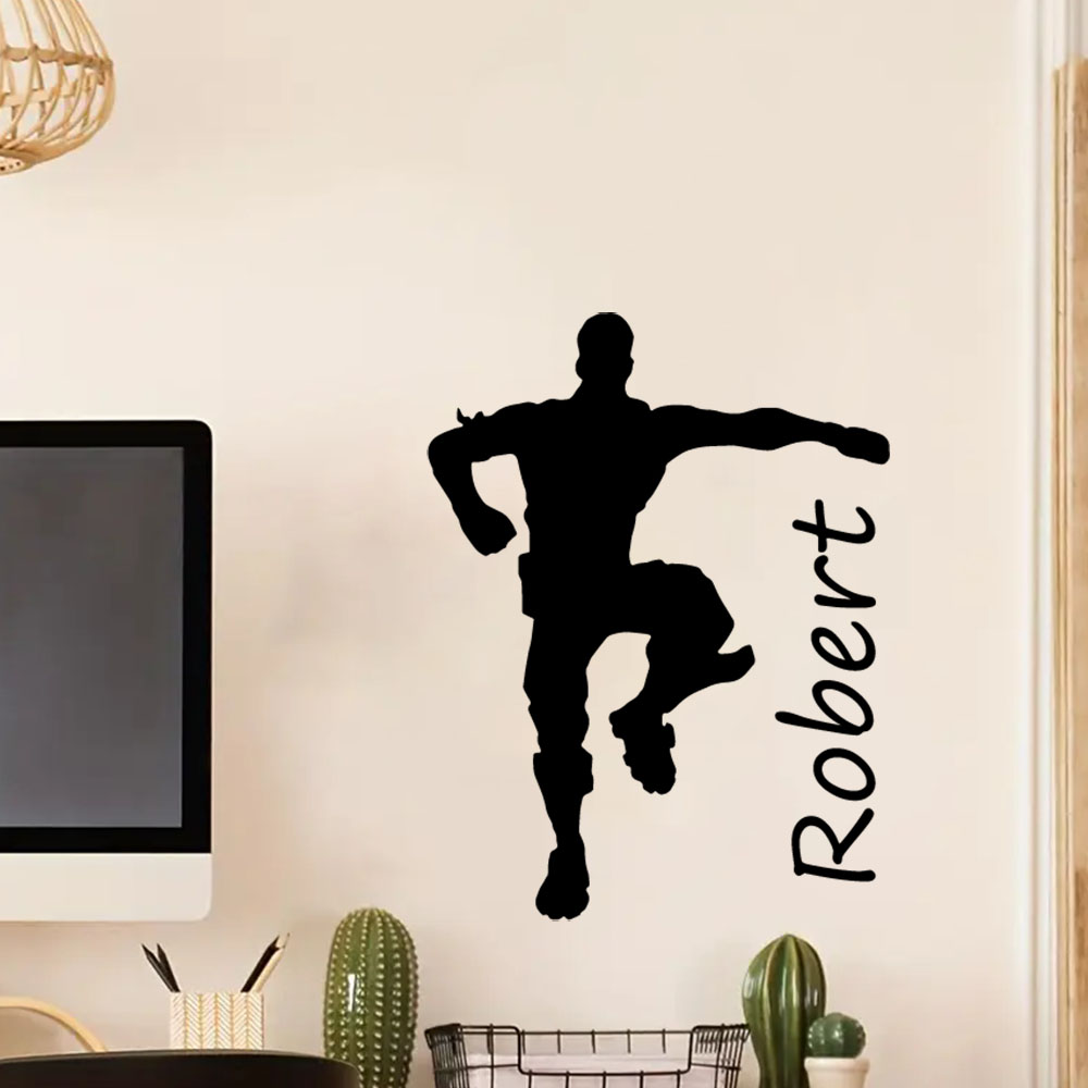 Home Decor Wall Stickers - 1PC Hot Sale Dancer Custom Name
