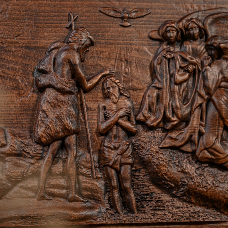 Handcrafted Wooden Relief Wall - Home Decor Wall Art reseña y precio