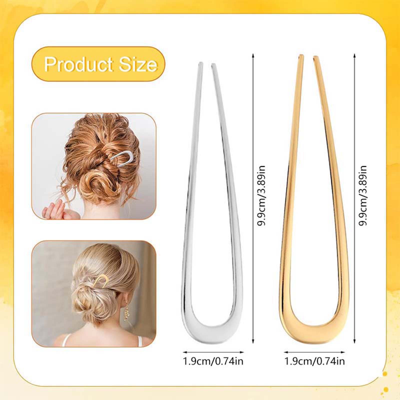 French U Shaped Hair Pins Vint - Home Decor Gold reseña y precio