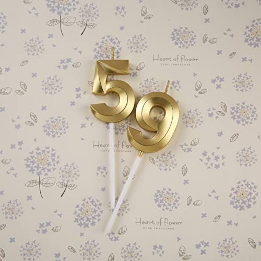 Gold 95th and 59th Birthday Ca - Home Decor Gold reseña y precio