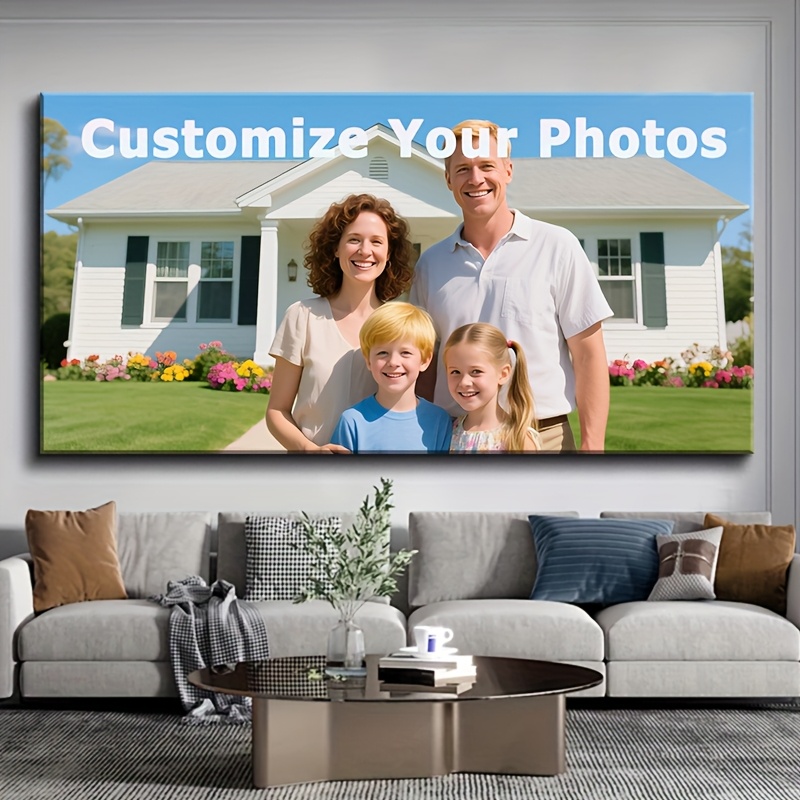 1pc Personalized Custom Photo  - Home Decor Wall Art reseña y precio