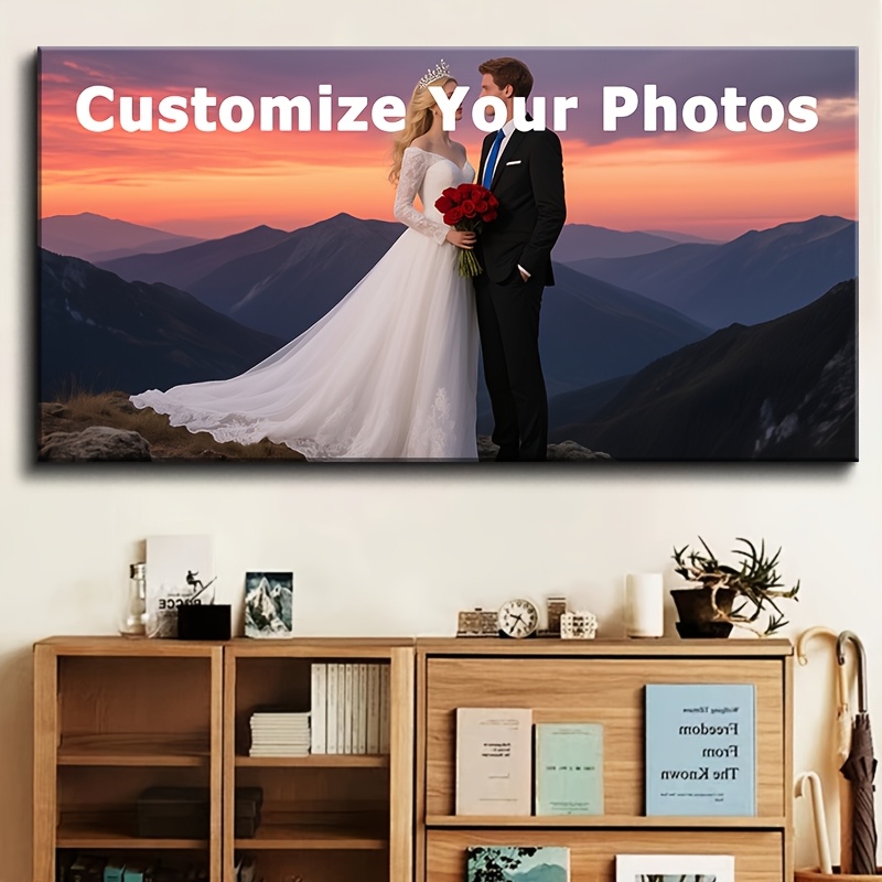 1pc Personalized Custom Photo  - Home Decor Wall Art reseña y precio