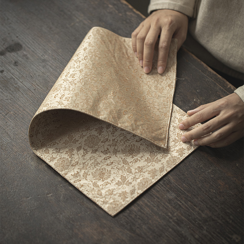 New Chinese Style Zen Brocade  - Linen Table Runner reseña y precio