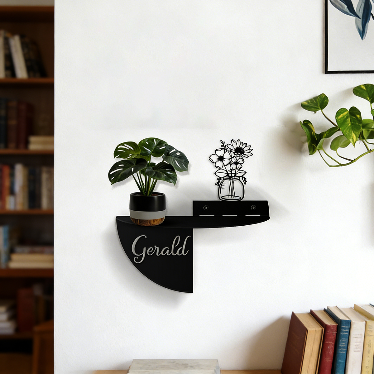 Custom Name Rural style flower - Home Decor Wall Art reseña y precio