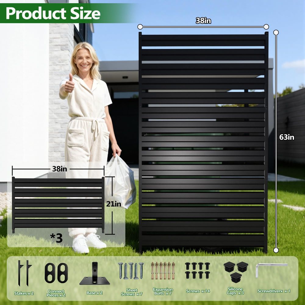 63 H x 38 W 1 Panel Outdoor Pr - H&M Home Decor reseña y precio