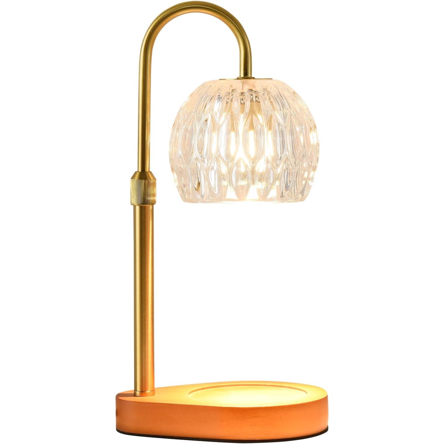 Candle Warmer Lamp with Crysta - Home Decor Gold reseña y precio