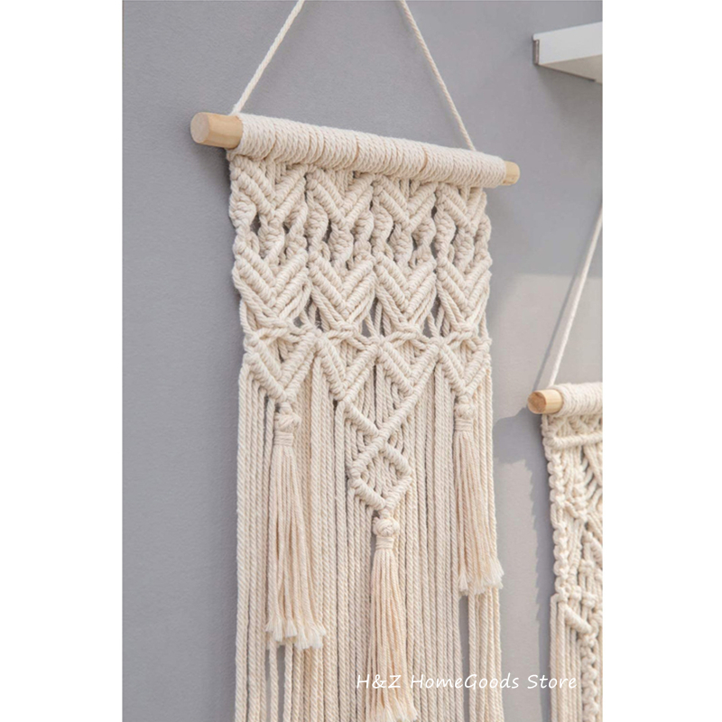 Hot Macrame Wall Hanging Tapes - Yarn Home Decor reseña y precio