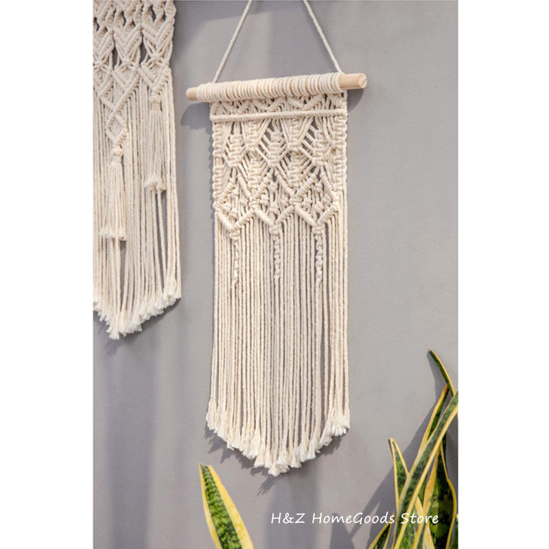 Hot Macrame Wall Hanging Tapes - Yarn Home Decor reseña y precio
