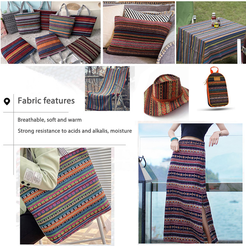 Teramila Ethnic Cotton Linen F - Linen Table Runner reseña y precio