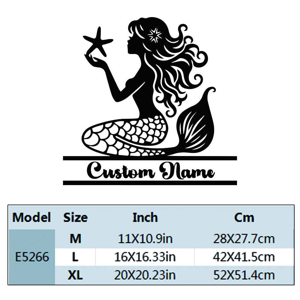 1PC NEW Mermaid Personalized T - Home Decor Wall Stickers reseña y precio