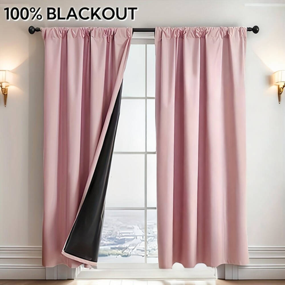 1pc 100% Blackout Curtain with - Home Decor Wall Panels reseña y precio