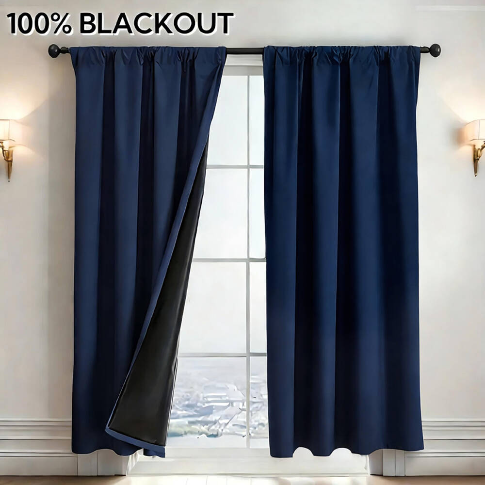 1pc 100% Blackout Curtain with - Home Decor Wall Panels reseña y precio