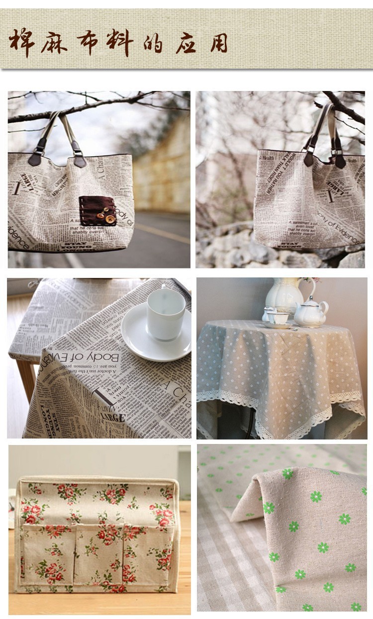 TERAMILA Poster Design Sewing  - Linen Table Runner reseña y precio