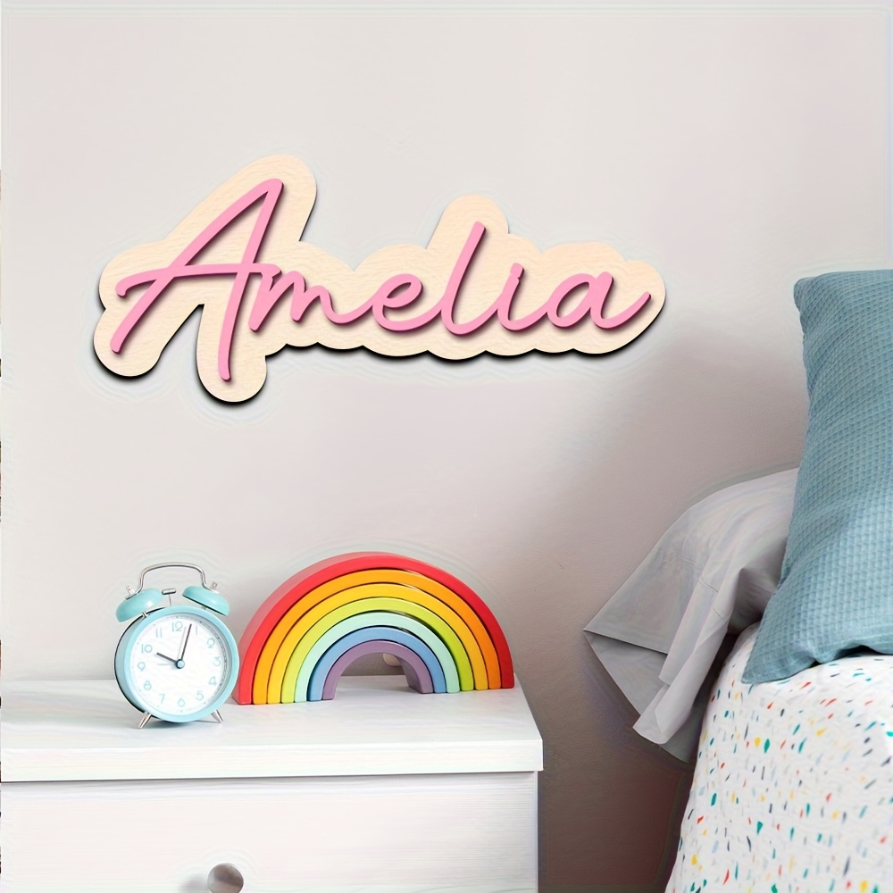 Personalized Double-Layered Wo - Home Decor Wall Art reseña y precio