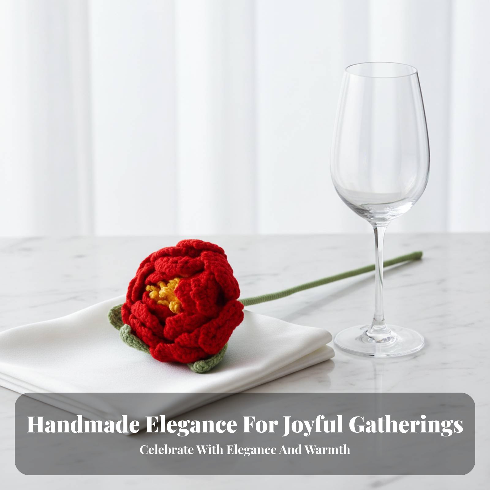 Handmade Peony Crochet Flower, - Yarn Home Decor reseña y precio