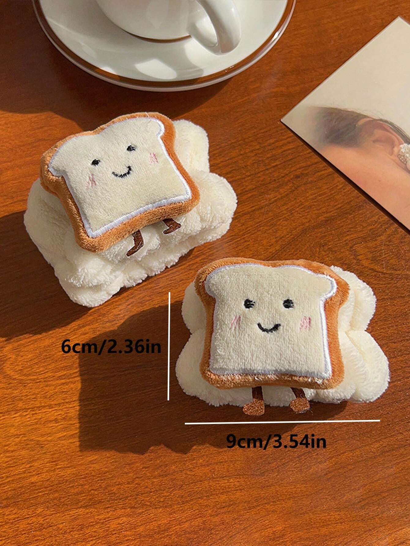 Cute Bear & Toast Hairband Wri - Yarn Home Decor reseña y precio