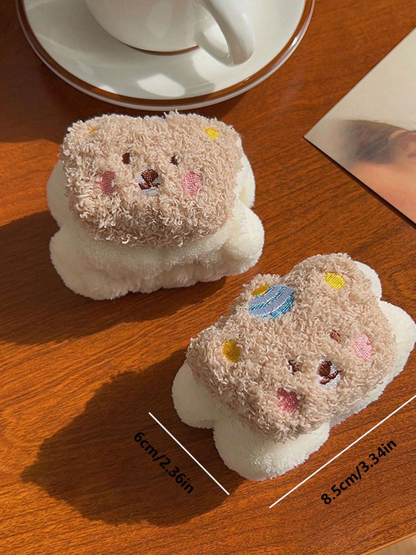 Cute Bear & Toast Hairband Wri - Yarn Home Decor reseña y precio