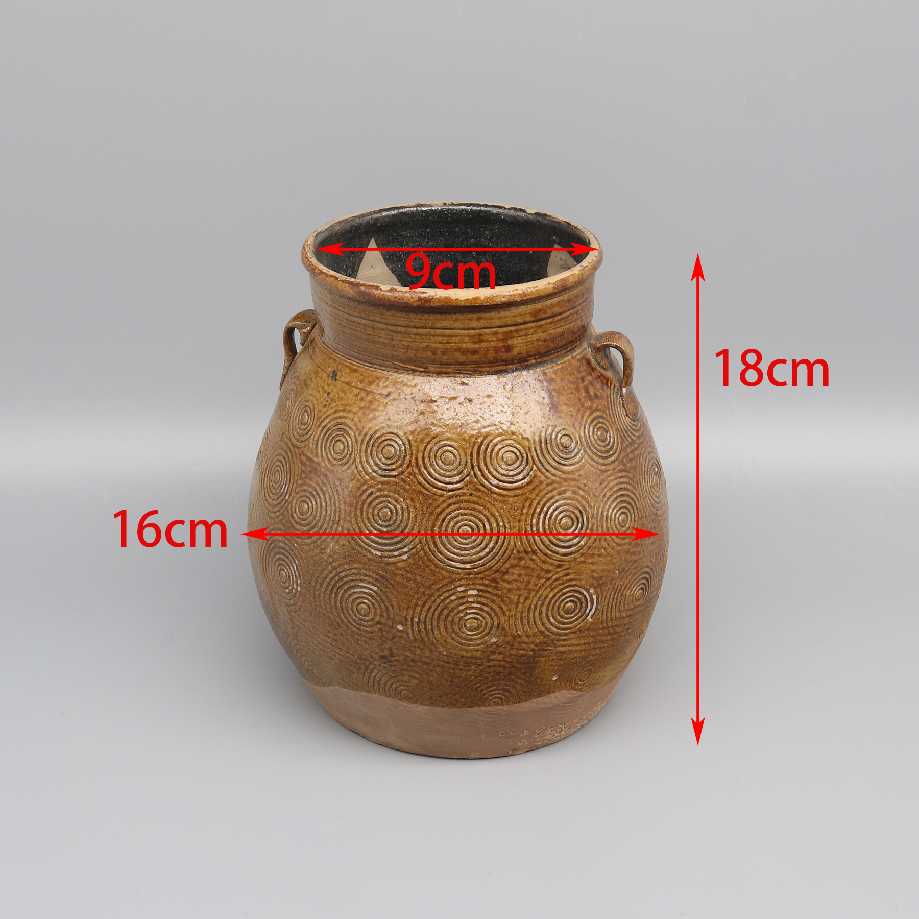 Old Glazed Pot from Southern C - Home Decor From Clay reseña y precio