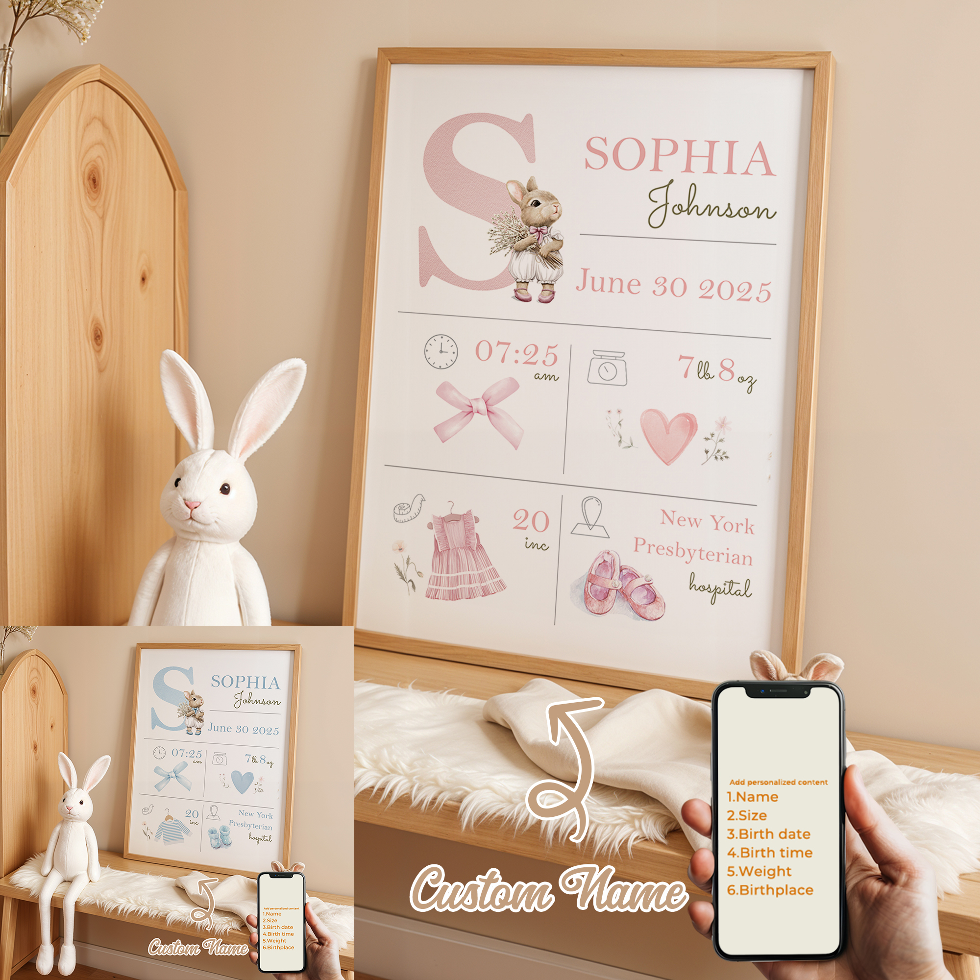 Personalized Custom Name Carto - Home Decor On Wall reseña y precio