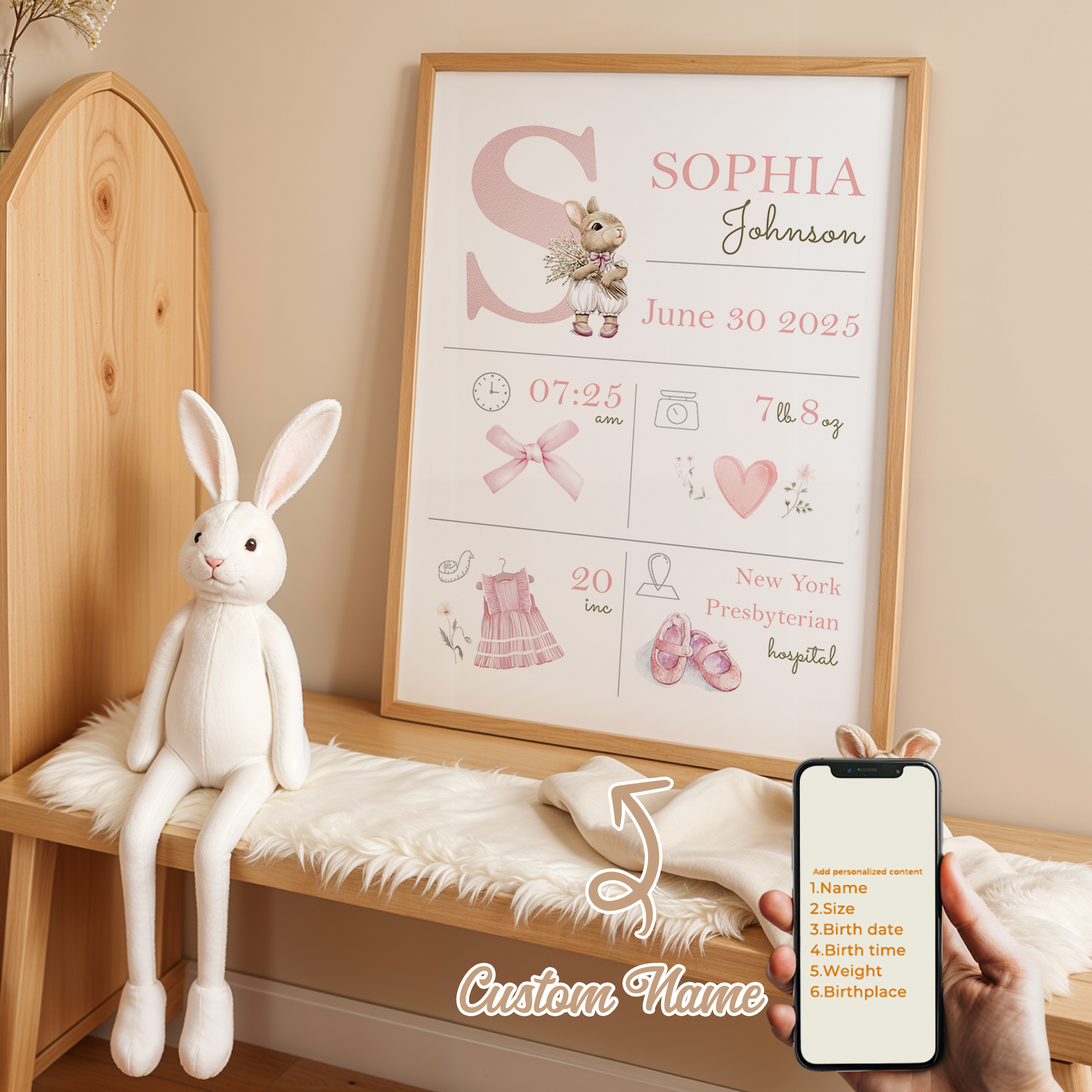 Personalized Custom Name Carto - Home Decor On Wall reseña y precio