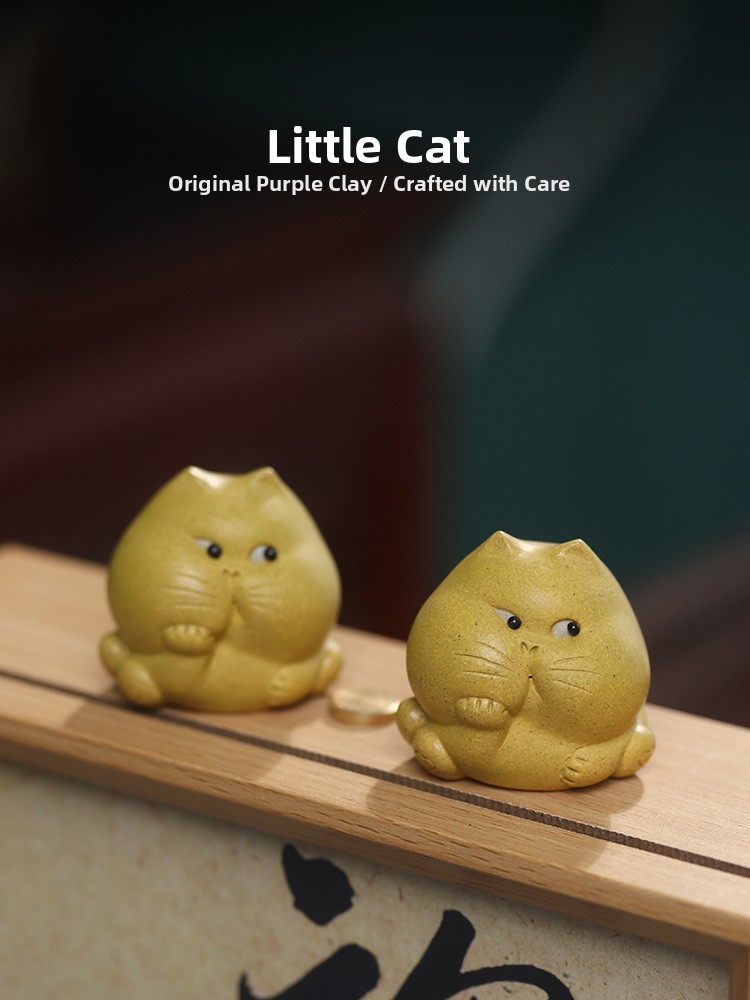 Handmade Purple Clay Tea Pet C - Home Decor From Clay reseña y precio