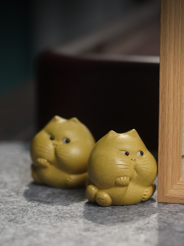 Handmade Purple Clay Tea Pet C - Home Decor From Clay reseña y precio
