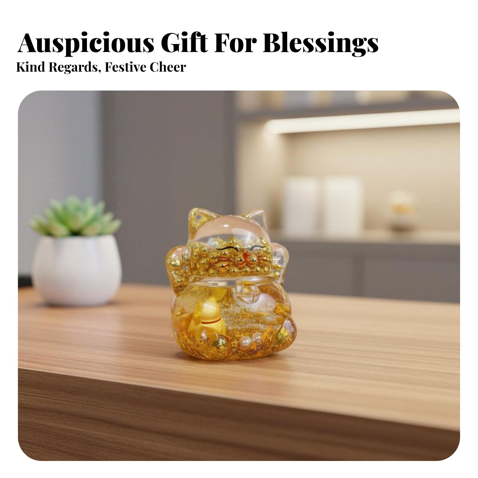 Fortune Cat Decoration, Flashi - Home Decor Gold reseña y precio