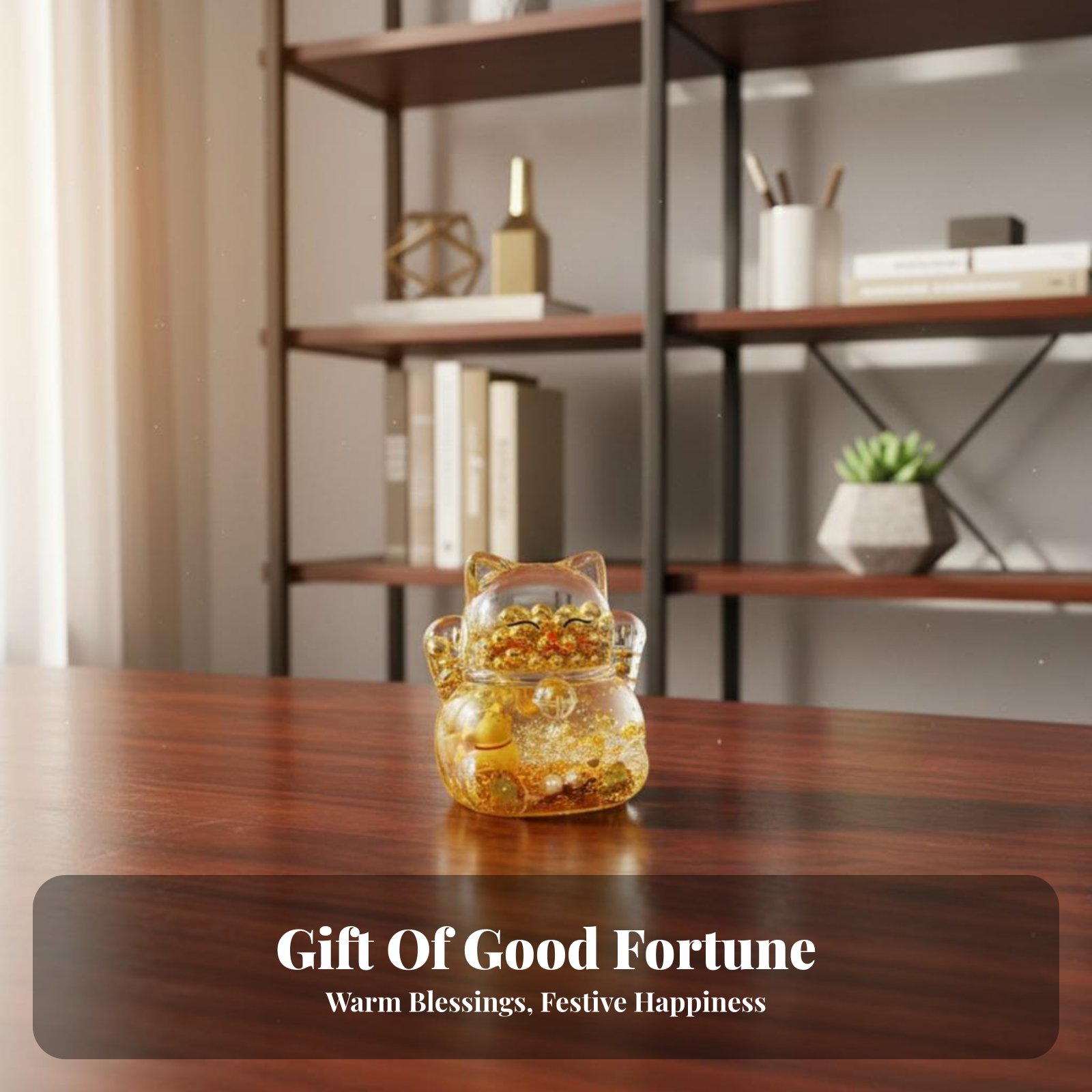 Fortune Cat Decoration, Flashi - Home Decor Gold reseña y precio