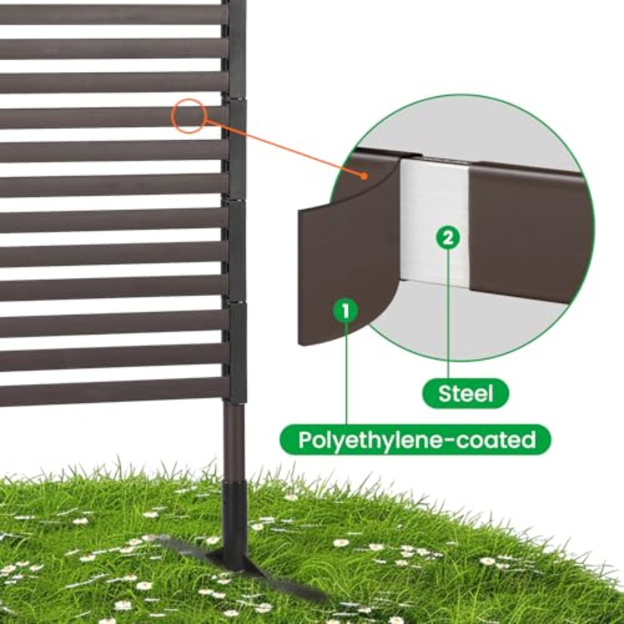 Freestanding Metal Outdoor Pri - H&M Home Decor reseña y precio
