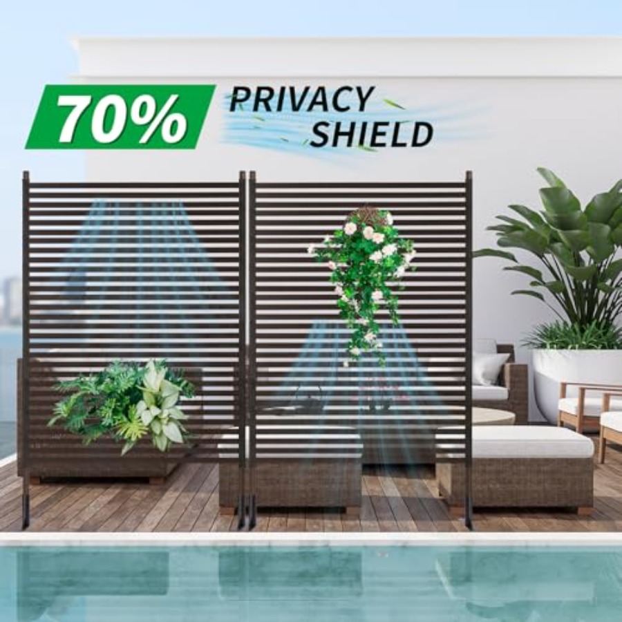 Freestanding Metal Outdoor Pri - H&M Home Decor reseña y precio