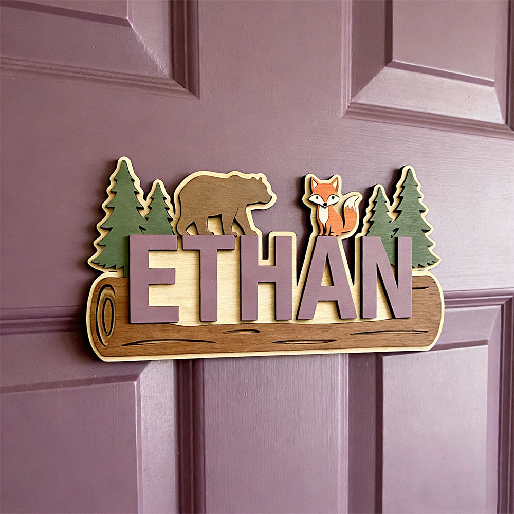 Woodland Forest Animal Persona - Home Decor Wall Art reseña y precio