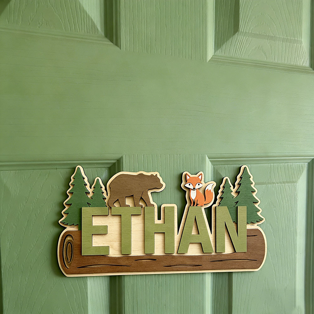 Woodland Forest Animal Persona - Home Decor Wall Art reseña y precio