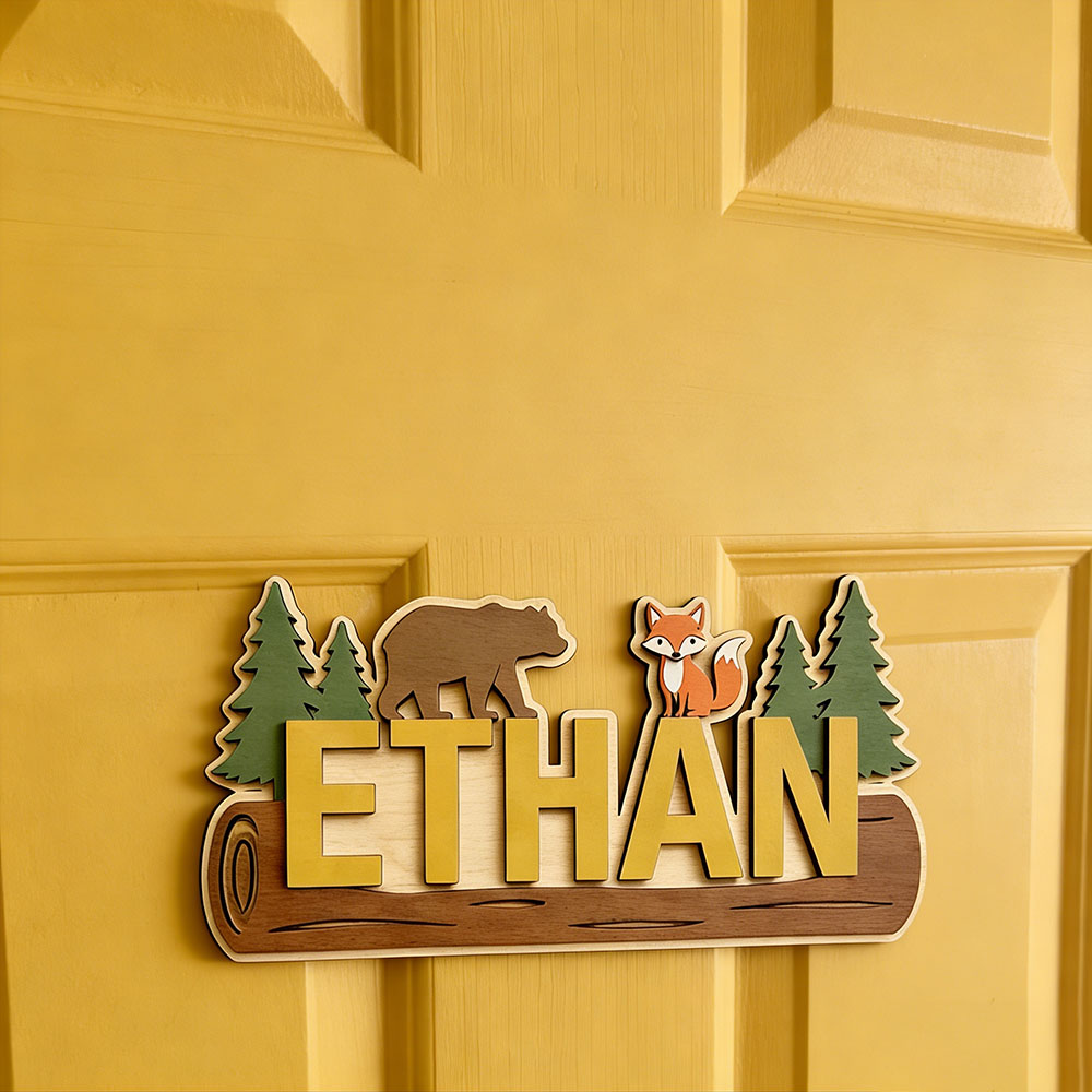 Woodland Forest Animal Persona - Home Decor Wall Art reseña y precio