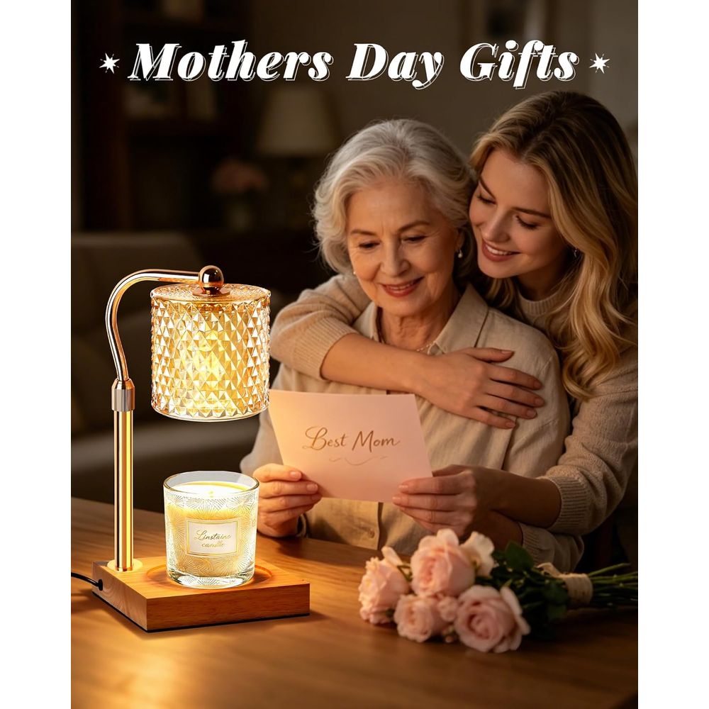Adjustable Height Candle Warme - Home Decor Gold reseña y precio