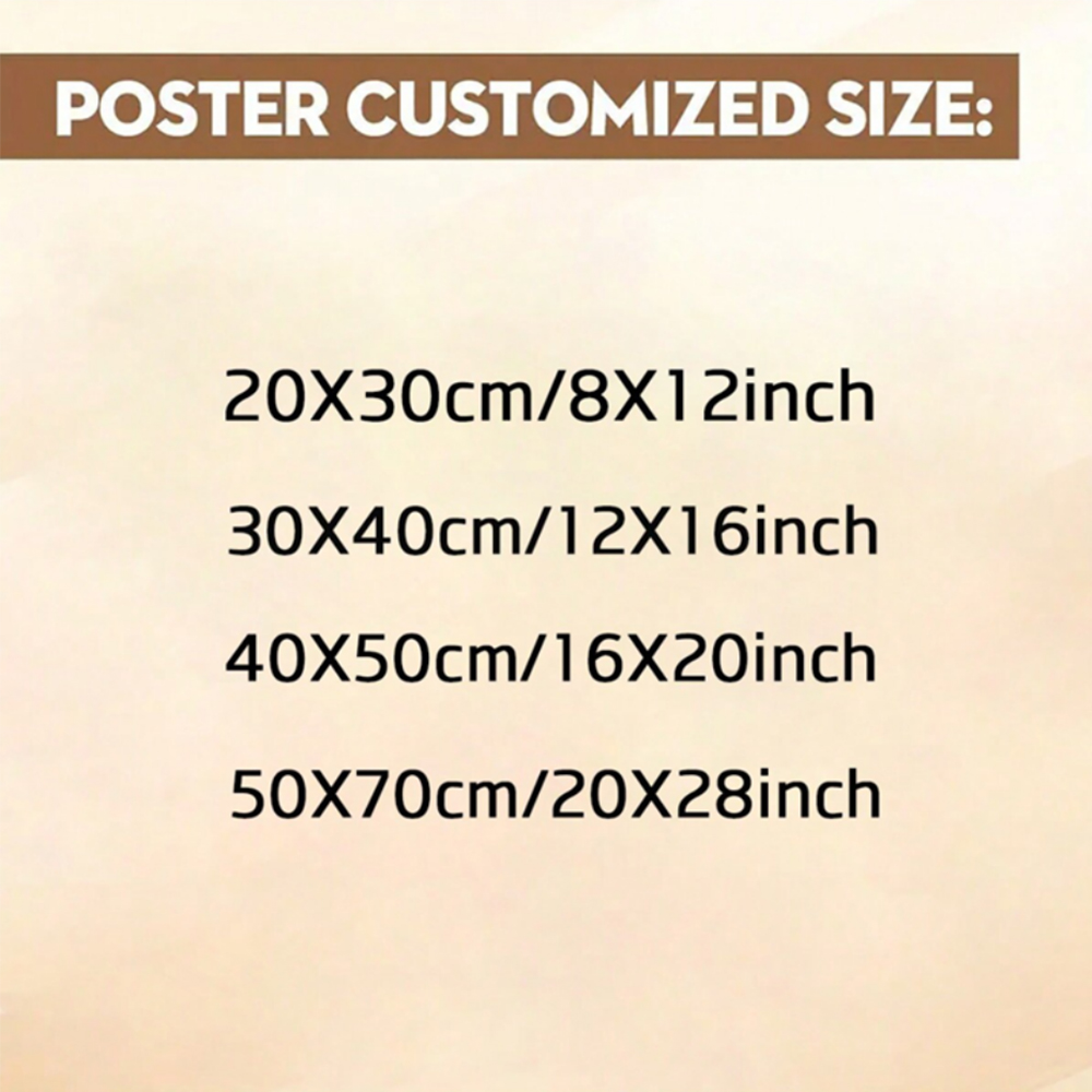 1pc Frameless Personalize Cust - Home Decor Japandi reseña y precio