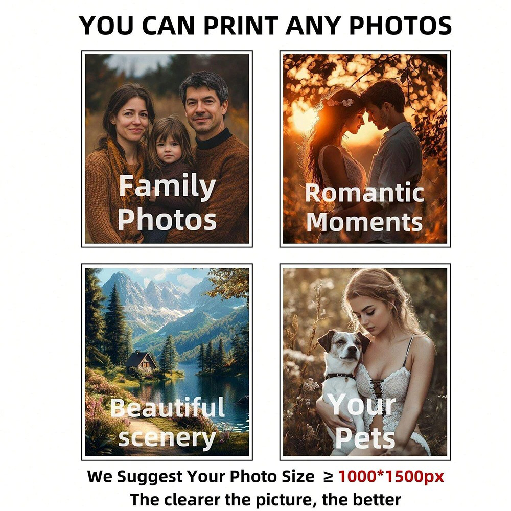 1pc Frameless Personalize Cust - Home Decor Japandi reseña y precio