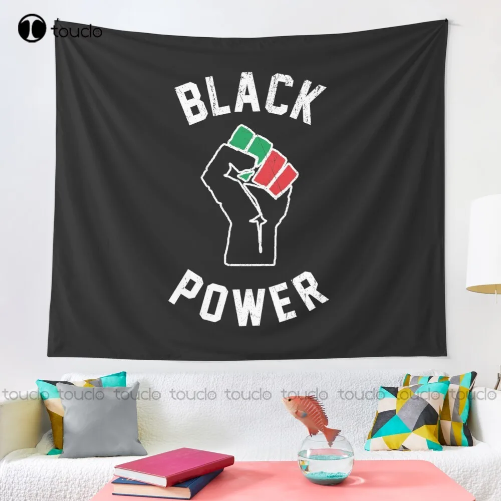 Black Power Fist Tapestry Tape - Home Decor Website Free reseña y precio
