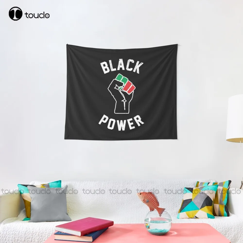 Black Power Fist Tapestry Tape - Home Decor Website Free reseña y precio
