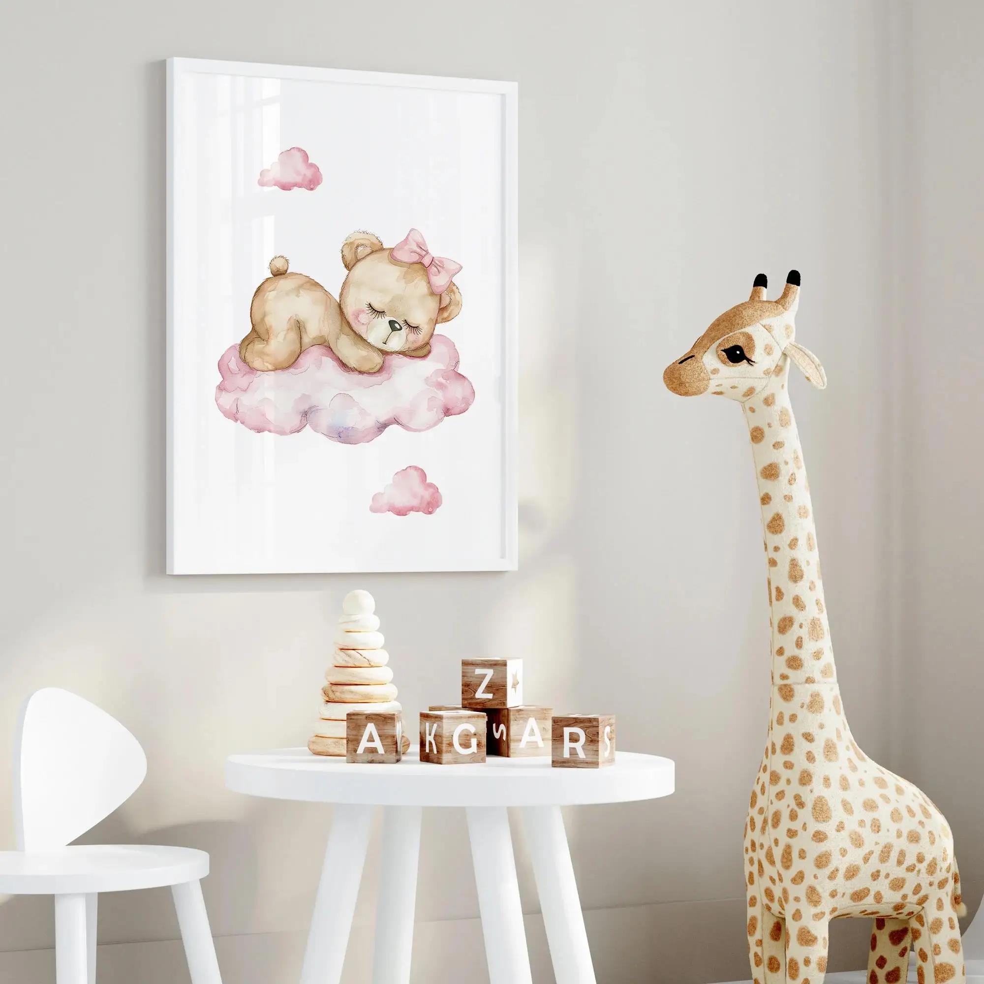 Pink Dream Bear Carousel Tent  - Home Decor On Wall reseña y precio