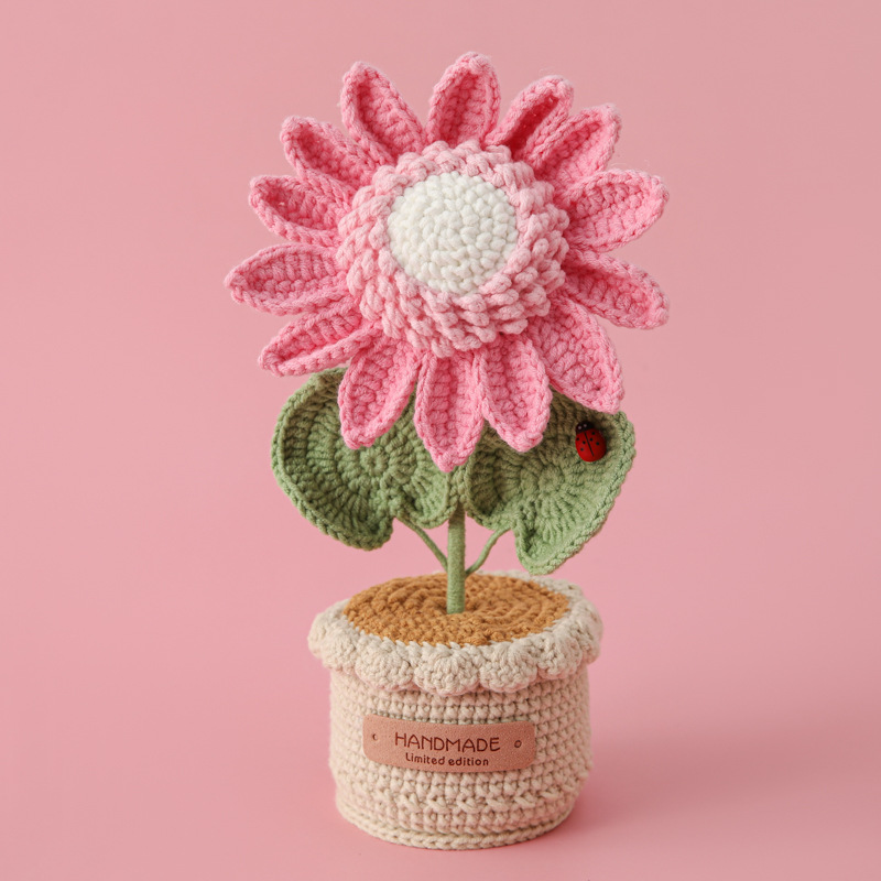 Creative Woven Large Sunflower - Yarn Home Decor reseña y precio