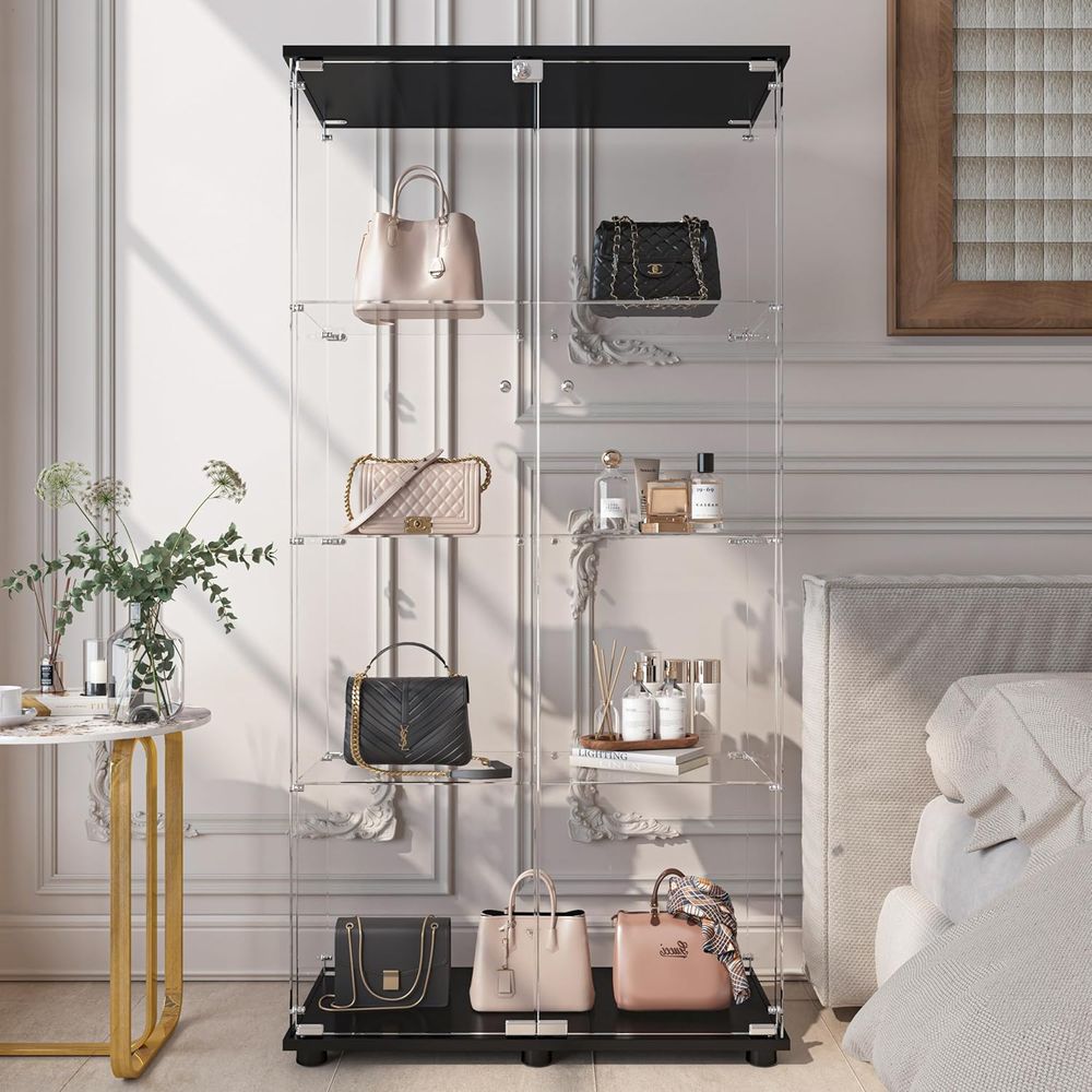 Double Door Glass Display Cabi - H&M Home Decor reseña y precio