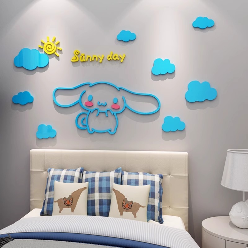 Sanrio Stickers Acrylic Layout - Home Decor Wall Stickers reseña y precio