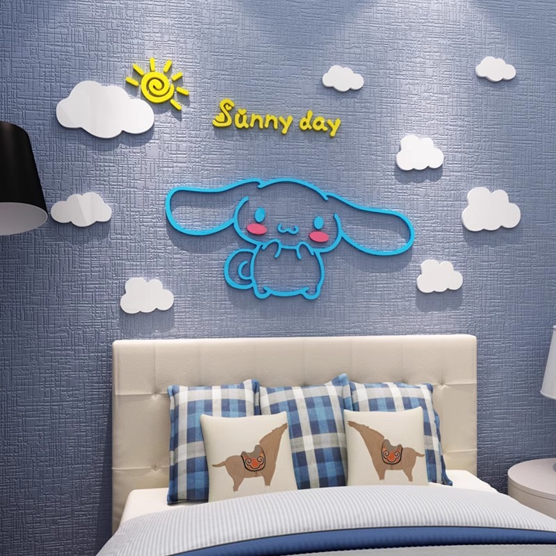 Sanrio Stickers Acrylic Layout - Home Decor Wall Stickers reseña y precio