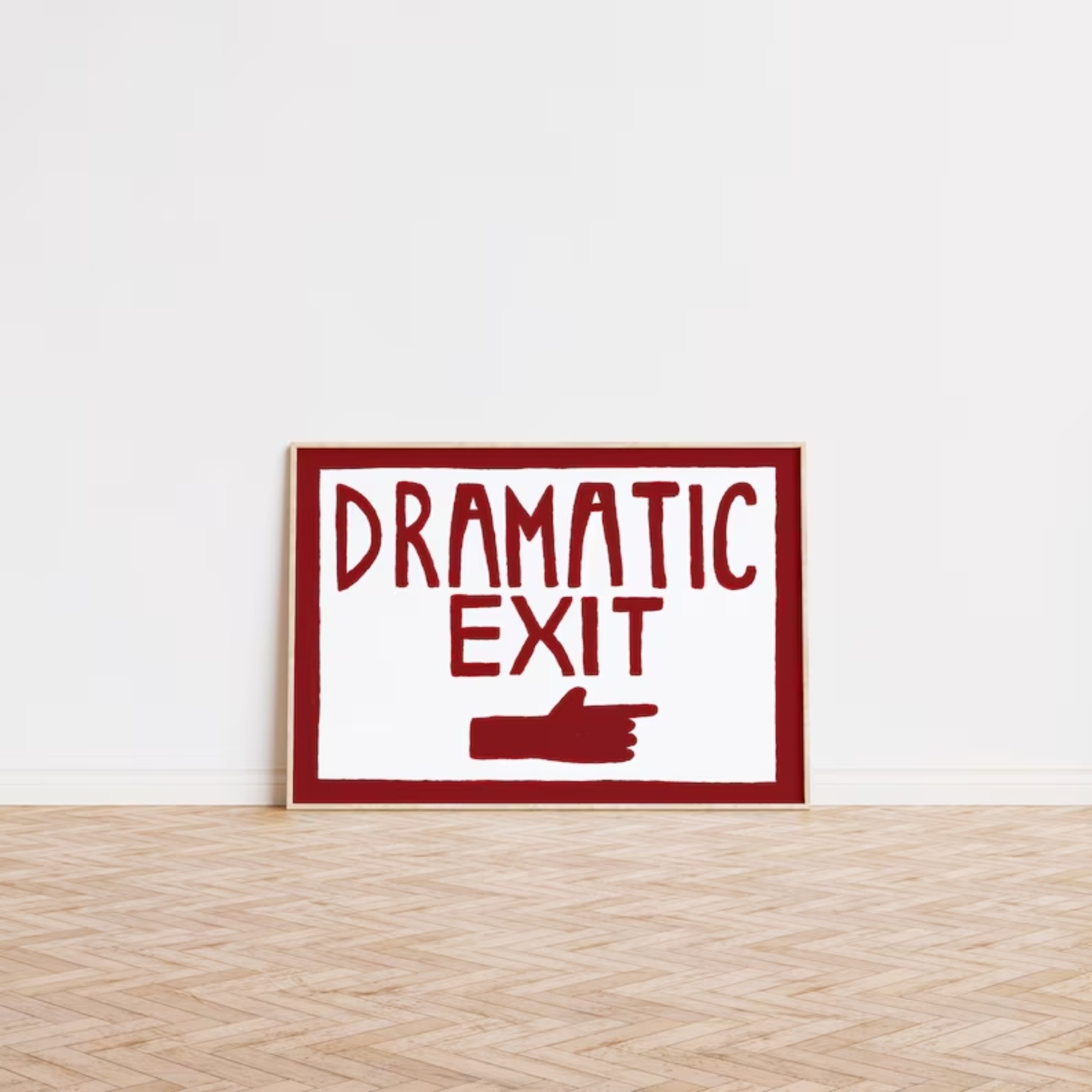 Funny Hallway Print Dark Green - Home Decor On Wall reseña y precio