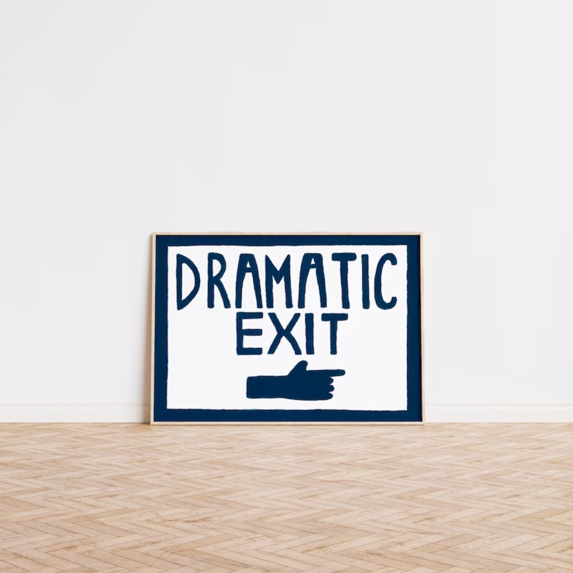 Funny Hallway Print Dark Green - Home Decor On Wall reseña y precio