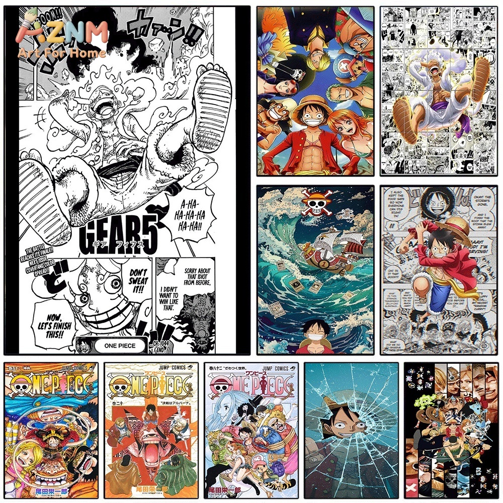 AZNM One Piece Luffy Gear 5 Ni - Home Decor Wall Panels reseña y precio