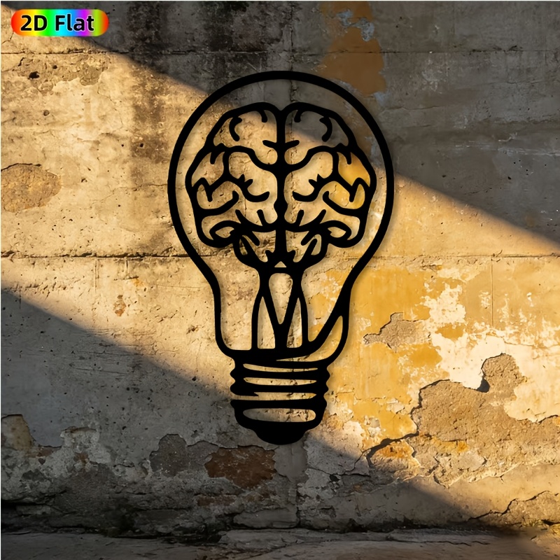 Modern 2D Flat Brain Anatomy A - Home Decor Wall Panels reseña y precio