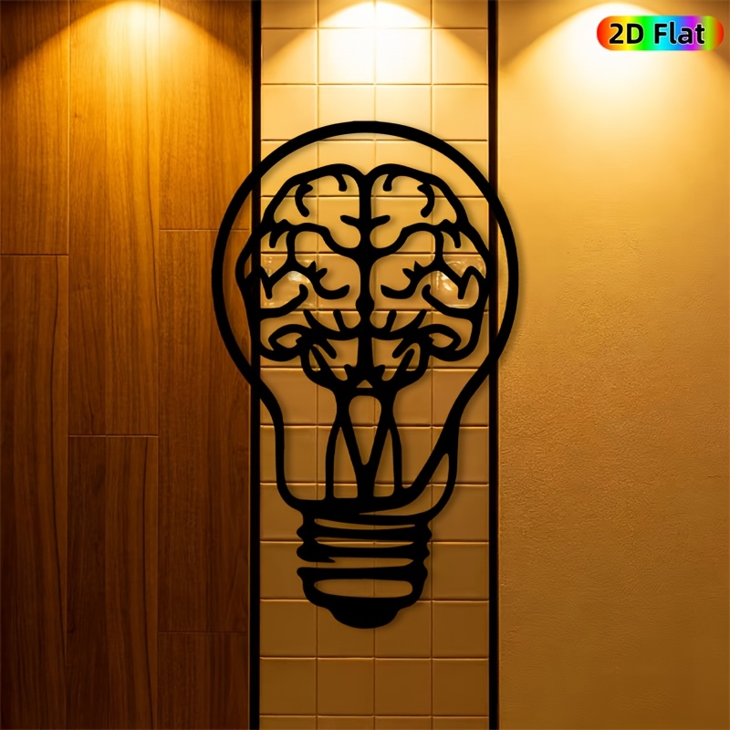 Modern 2D Flat Brain Anatomy A - Home Decor Wall Panels reseña y precio