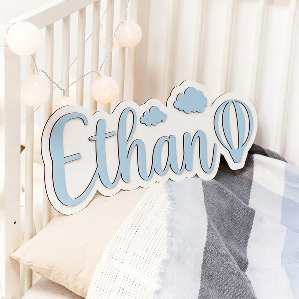 Personalized Custom Wooden Nam - Home Decor Wall Art reseña y precio
